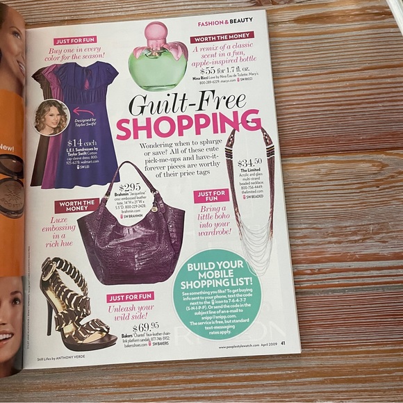 People Style Watch Magazine Featuring Carrie Underwood on the Cover, April 2009 - Picture 10 of 15